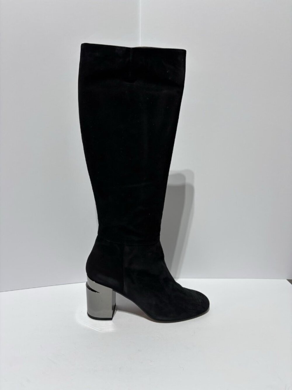 Clergerie Women’s Katrin Black Knee High Boots, Size US 10.5M, EUR 40.5